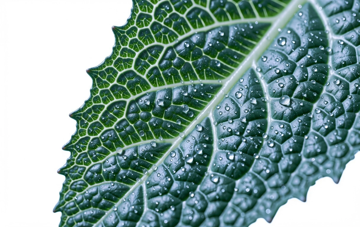 Botanische Struktur im Detail